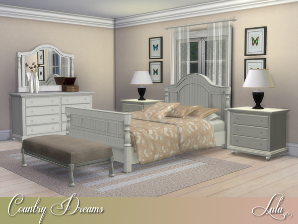 The Sims Resource Country Dreams Bedroom - What Is French Country Decor Sims 4