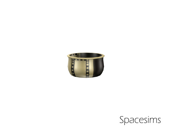 Sims 4 — Luke living room - Bowl by spacesims — A simple bowl with abstract colors for contemporary rooms.