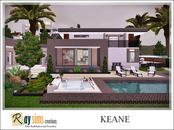 Sims 3 — Keane by RayDesign9 — New modern house for you! This interior and exterior house designed with contemporary