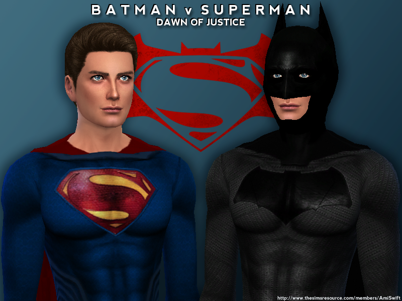 The Sims Resource - Batman v Superman Outfit