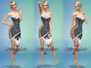 Sims 4 — The White Swan - Get Together needed by monopolistic — A Sim Wearing This Dress Will Definitely look Confident