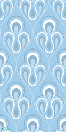 Sims 2 — Studio K Ornamental - Sky by StudioKhagerks — 28 colors total. Can be found under Wallpapers. Coordinates with