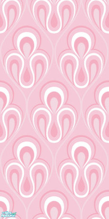 Sims 2 — Studio K Ornamental - Peony by StudioKhagerks — 28 colors total. Can be found under Wallpapers. Coordinates with