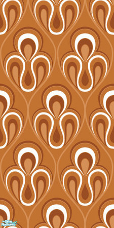 Sims 2 — Studio K Ornamental - Light Mocha by StudioKhagerks — 28 colors total. Can be found under Wallpapers.