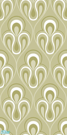 Sims 2 — Studio K Ornamental - Khaki by StudioKhagerks — 28 colors total. Can be found under Wallpapers. Coordinates with