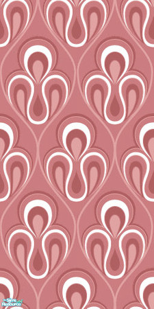 Sims 2 — Studio K Ornamental - Iced Rose by StudioKhagerks — 28 colors total. Can be found under Wallpapers. Coordinates