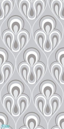 Sims 2 — Studio K Ornamental - Grey by StudioKhagerks — 28 colors total. Can be found under Wallpapers. Coordinates with