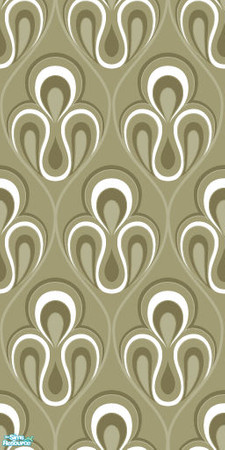 Sims 2 — Studio K Ornamental - Clay by StudioKhagerks — 28 colors total. Can be found under Wallpapers. Coordinates with