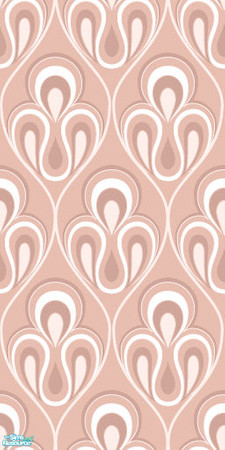 Sims 2 — Studio K Ornamental - Blush by StudioKhagerks — 28 colors total. Can be found under Wallpapers. Coordinates with