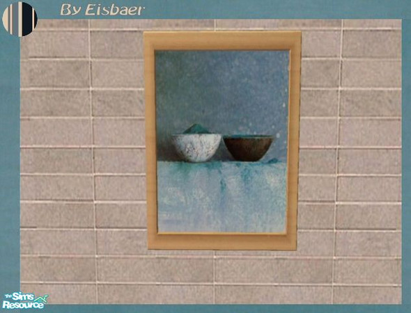 Sims 2 — Reflexsims Young Line  Moza - Painting by Eisbaerbonzo — Calm painting in Spa-style