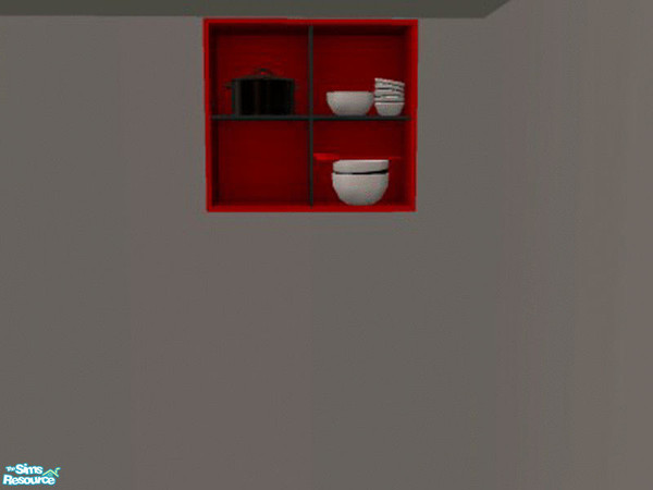Sims 2 — Contempo Kitchen - Shelf02 by MysticVelvet — 