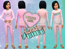 Sims 4 — Weird Girl Awesome PJ Pack by fornoraisin — Weird Girl Awesome PJ Pack comes with: -Weird Girl PJ Top -Weird