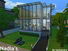 Sims 4 — Nadia's by Galloandre — Named after a Sim owner's daughter, welcome to Nadia's! An eye-popping glass skylight