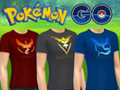 Sims 4 —  by mhmattman — Represent your Sim's Go team with these tees, whether you're Valor, Instinct or Mystic! Female