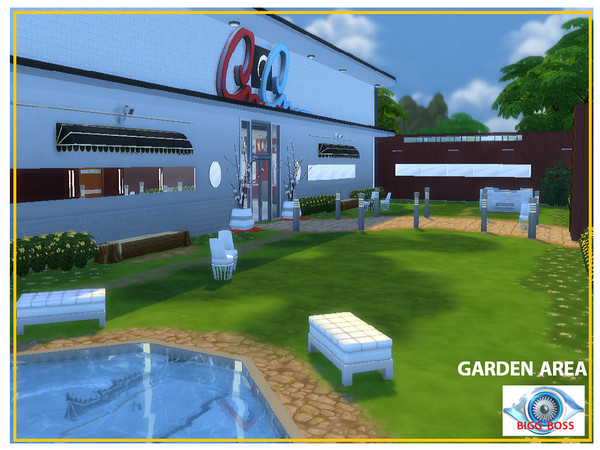 Sims 4 — BIGG BOSS HOUSE by SouvikSur — BIGG BOSS is a reality game show, in which 14 celebrities are locked together in