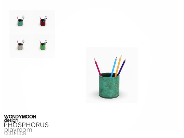 Sims 4 — Phosphorus Penholder by wondymoon — - Phosphorus Playroom - Penholder - Wondymoon|TSR - Creations'2016