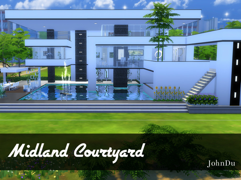 The Sims Resource Midland Courtyard