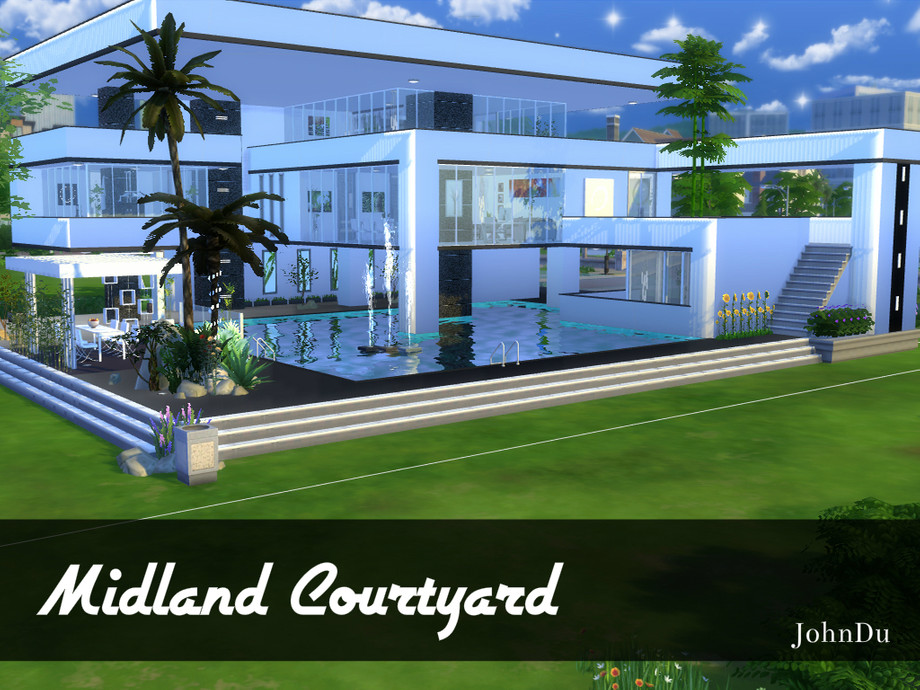 The Sims Resource Midland Courtyard
