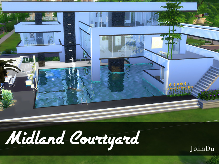 The Sims Resource Midland Courtyard