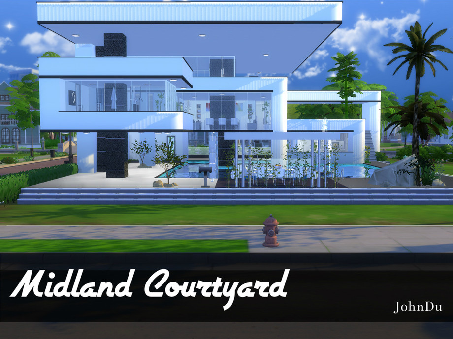 The Sims Resource Midland Courtyard