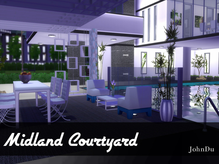 The Sims Resource Midland Courtyard