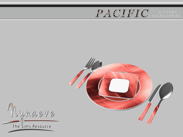 Sims 3 — Pacific Heights Tableware by NynaeveDesign — Pacific Heights Tableware Pacific Heights Kitchen Accessories -