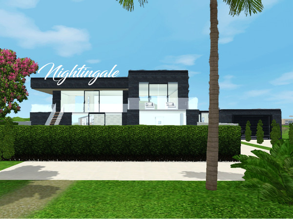 Sims 3 — Nightingale by heyimniall2 — Modern House designed with minimalist interior design! This beautiful house has