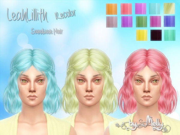 Sims 4 — RECOLOR Leah Soundwave Hair [byMelly20x] - mesh needed by melly20x2 — LeahLillith Soundwave Hair RECOLOR -----