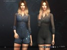 Sims 4 — Starry Romper by serenity-cc — wearing galaxies hope you like it.