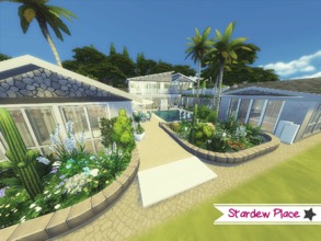Sims 4 — Stardew Place by MadabbSim — Welcome to Stardew place where girls run this house. summer love on the cards?