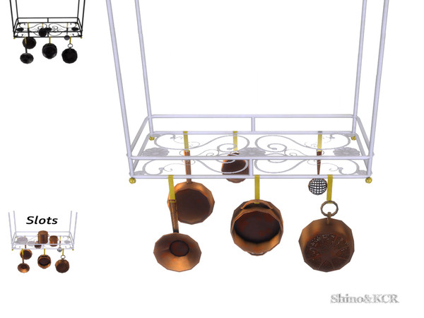 Sims 4 — French Quarter  - Potrack high by ShinoKCR — Decorative Kitchen Ware for antique Kitchens (Wall 3) find it in