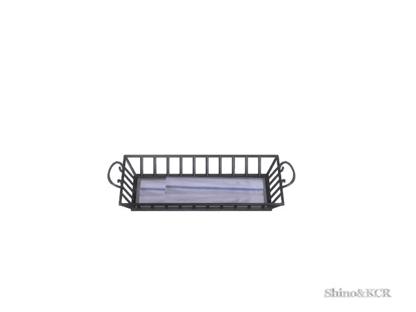 Sims 4 — French Quarter  - Tray with Napkins by ShinoKCR — Decorative Kitchen Ware for antique Kitchens