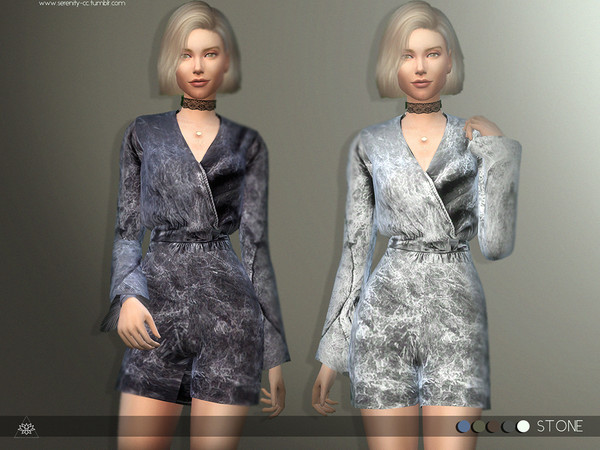 Sims 4 — Stone Romper by serenity-cc — enjoy..........