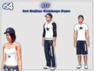 Sims 4 — Set Dallas Cowboys Fans by rttraldi — Hat / Cap for male and female. T-shirts for male and female. Jacket Pants