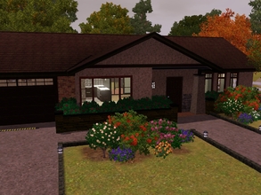 Sims 3 — Mini Rustic by blgfan902 — This small modern ranch home has a large living room, a small dining area, and a cozy