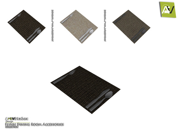 Sims 4 — Flynn Placemat by ArtVitalex — - Flynn Placemat - ArtVitalex@TSR, Aug 2016