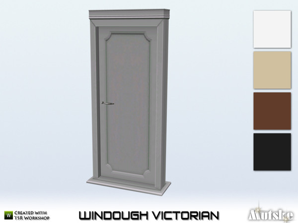 Sims 4 — WinDough Door Privat 2x1 Single by Mutske — This door is part of the WinDough Victorian Constructionset. Made by