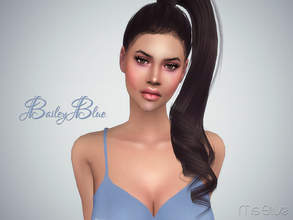 Sims 4 — Bailey Blue by Ms_Blue — Bailey is a sweet and fun loving girl. She loves to joke around and laugh with her