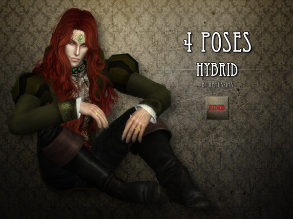 Sims 4 — Hybrid - Poses [Pose player] by RemusSirion — My first posepack for the sims 4! This posepack contains 4 poses