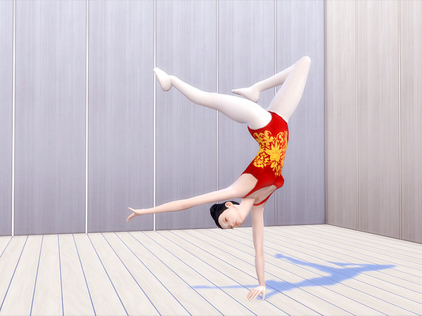Sims 4 — Voice - Women's Gymnastics by lancangzuo1142 — 5 pose about women's gymnastics.