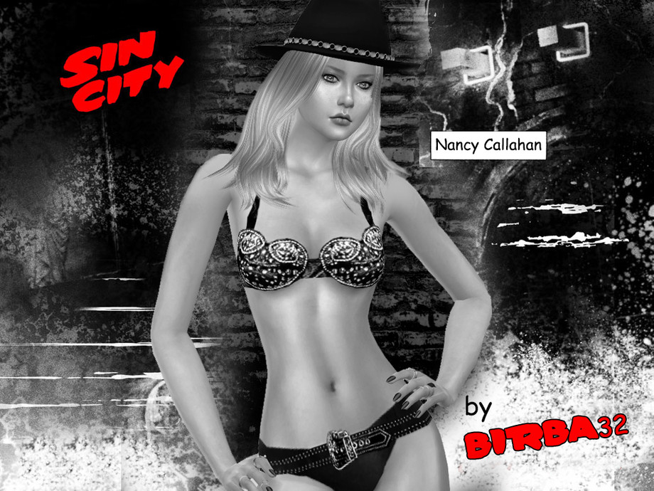 Sims 4 - Sin City - Nancy's dance outfit by Birba32 - From the movie S...