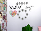 Sims 4 — Cute WallStickers by Jenx by JenxSimmer — I have actually no idea how this works. but i hope you like it.