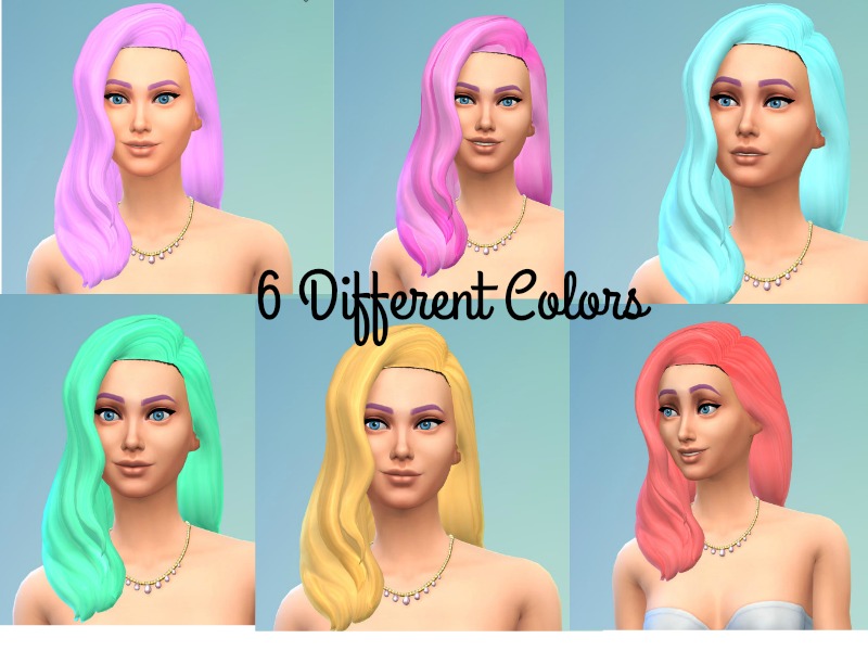 The Sims Resource - Pastel Hair Recolor v1