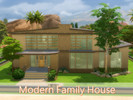 Sims 4 — Modern Family House by voaavoa2 — This is a luxury and modern 3 bedroom house with a great pool, jacuzzi and