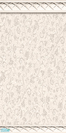 Sims 2 — Damask Wall - Beige by Raveena — Part of the Damask wall set.