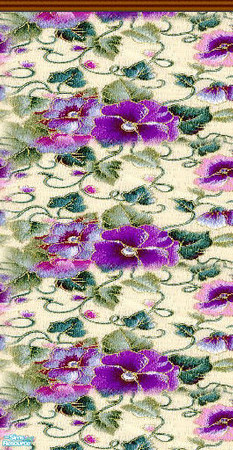 Sims 2 — Mama D's Sims2 Paper DBM 0010a - Top by mamads32209 — A beautiful wallpaper, full of color. With dark brown top