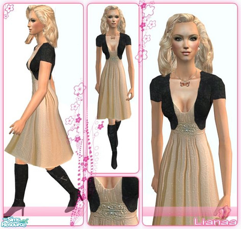 Sims 2 — Set 192 Suave - champagne by Lianaa — Set 192 Suave - champagne