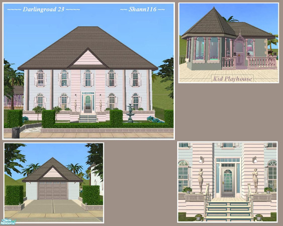 Sims 2 — Darlingroad 23 by Shann116 — Awesome mansion with with a gorgeous outside with swimmingpool and yakkuzi and a
