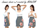 Sims 4 — Summer Collection 2016 - Dress v.2 by MilthSIM — Hi everyone! Summer dress in 1 color :)