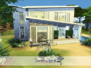 Sims 4 — Seren Place by MadabbSim — welcome to the quite part of windenburg. nice small two bedroom house with pool